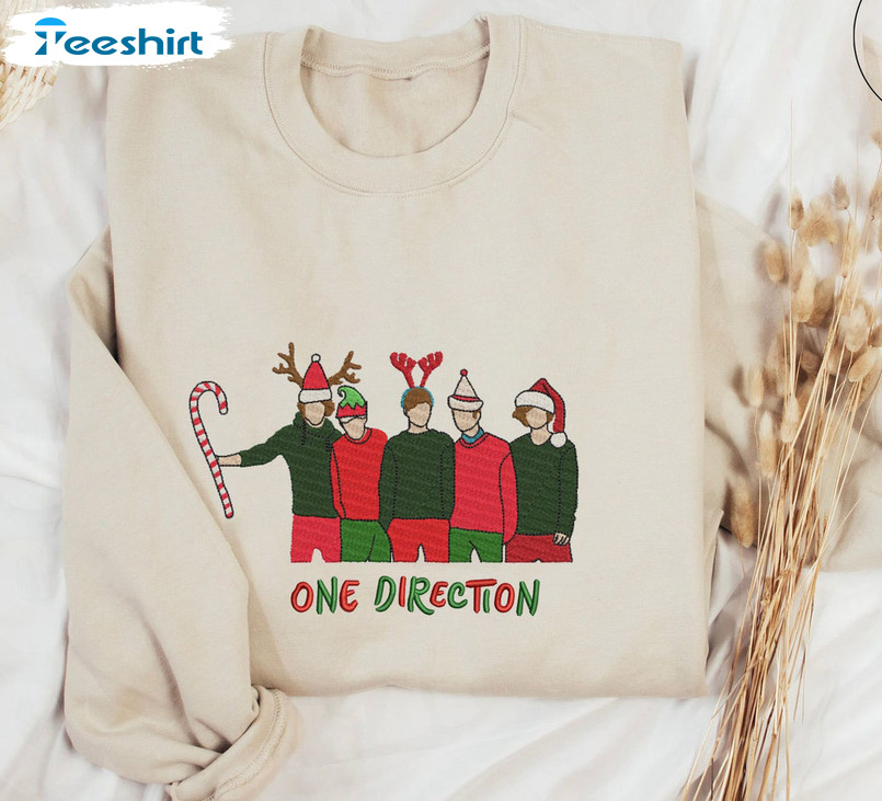 0ne Direction Christmas Shirt, Christmas Short Sleeve Sweatshirt