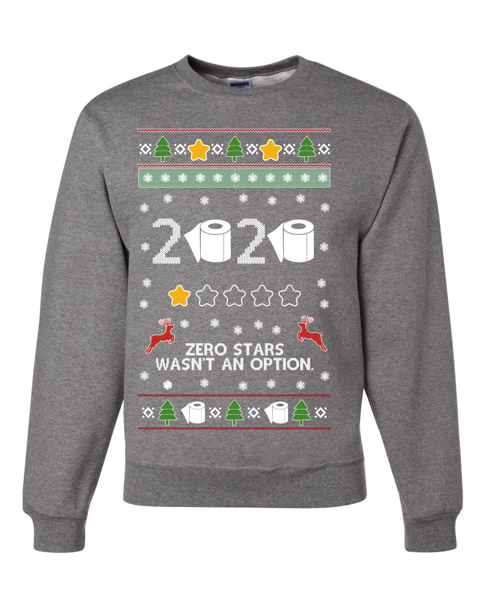 2020 Zero Stars Wasnt an Option Ugly Christmas Sweater- Best Christmas Gifts 2023