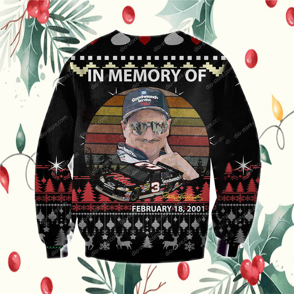 3D All Over Print Dale Earnhardt Ugly Christmas Sweater- Best Christmas Gifts 2023