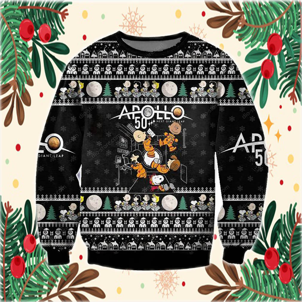 3D All Over Print Knitting Pattern Apolo Ugly Christmas Sweater- Best Christmas Gifts 2023