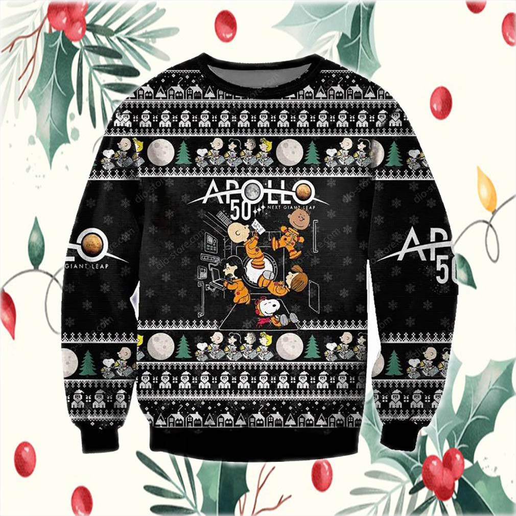 3D All Over Print Knitting Pattern Apolo Ugly Christmas Sweater- Best Christmas Gifts 2023