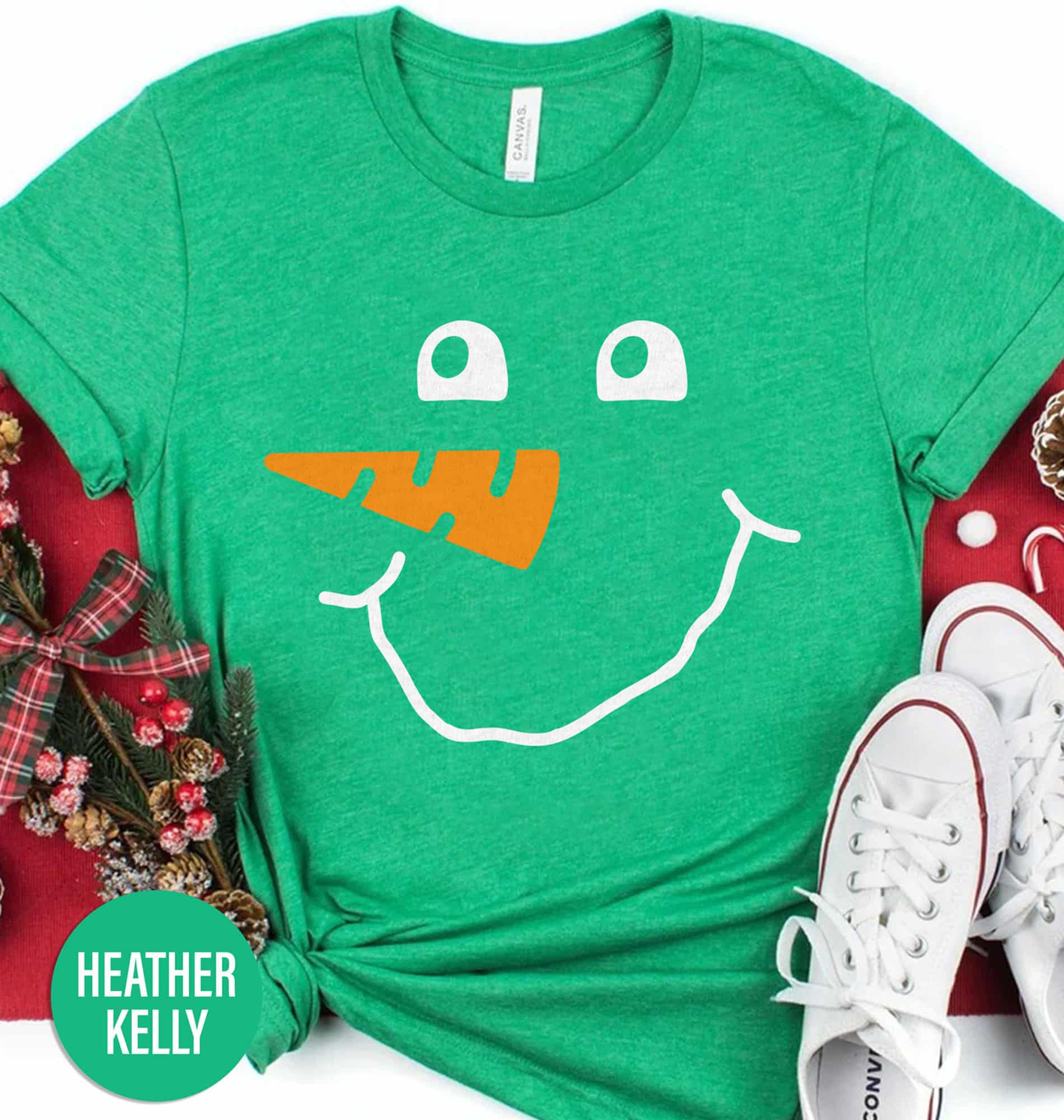 Adorable Snowman Christmas Shirt