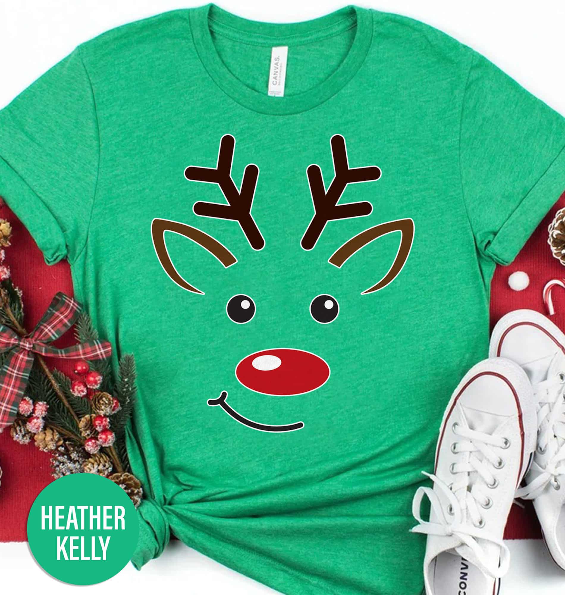 Adorable Toddler Reindeer Shirt  Xmas