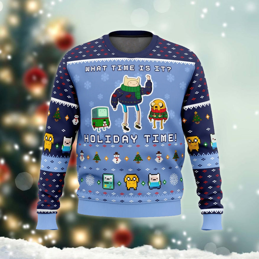 Adventure Time Holiday Time Ugly Sweater – Best Christmas Gifts 2023