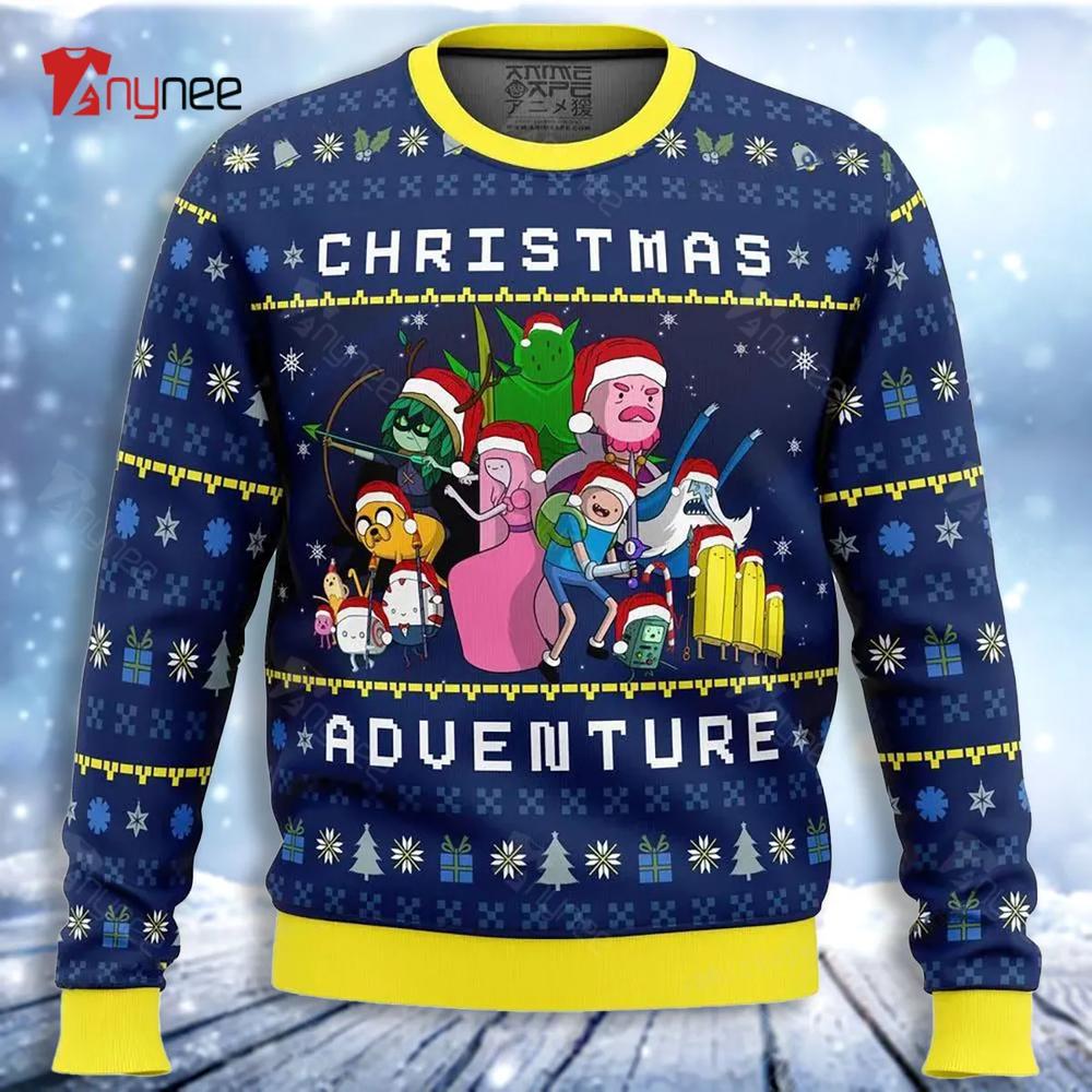 Adventure Time Ugly Christmas Sweater- Best Christmas Gifts 2023