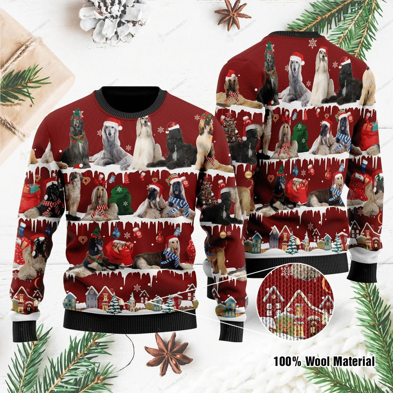 Afghan Hound Ugly Christmas Sweater | For Men & Women | Adult | US1072- Best Christmas Gifts 2023