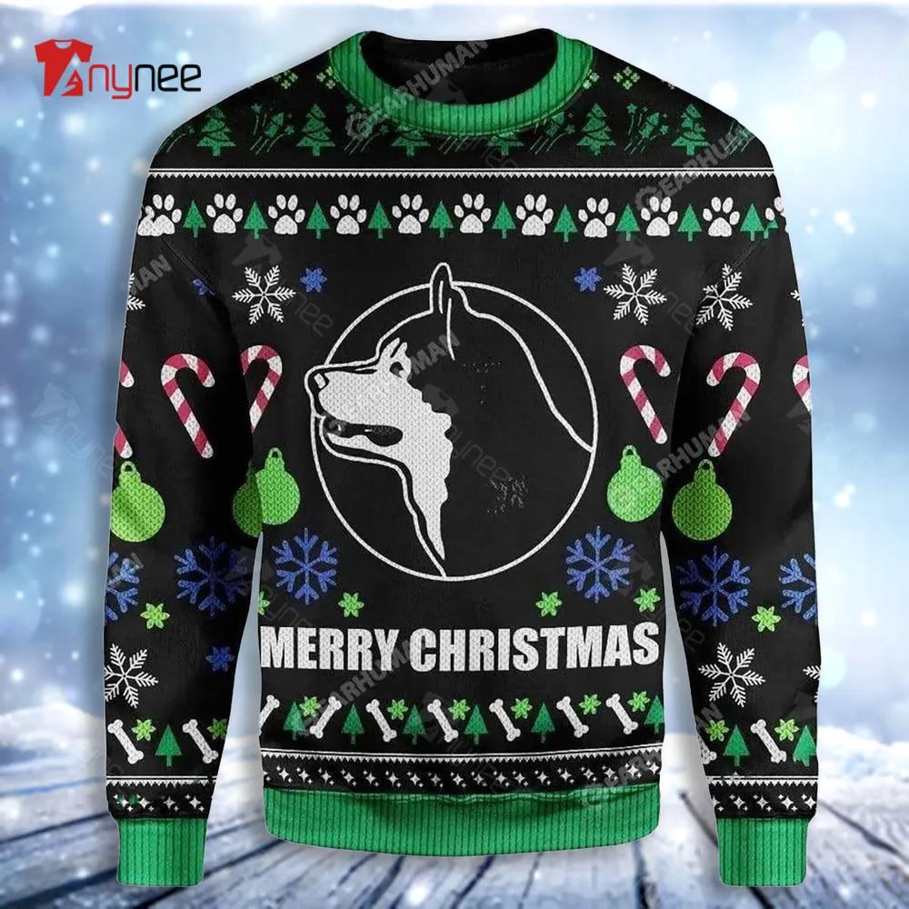 Alaska Dog Ugly Christmas Sweater- Best Christmas Gifts 2023