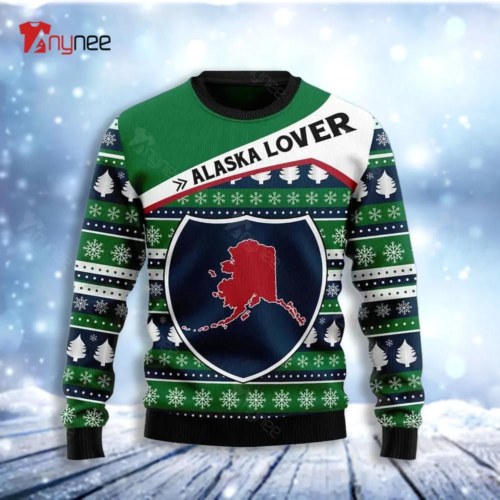 Alaska Lover Ugly Christmas Sweater- Best Christmas Gifts 2023