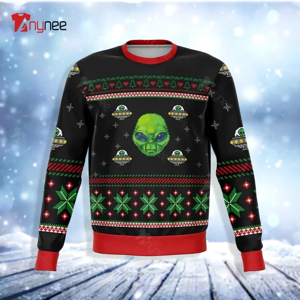 Alien Area 51 Ugly Christmas Sweater- Best Christmas Gifts 2023