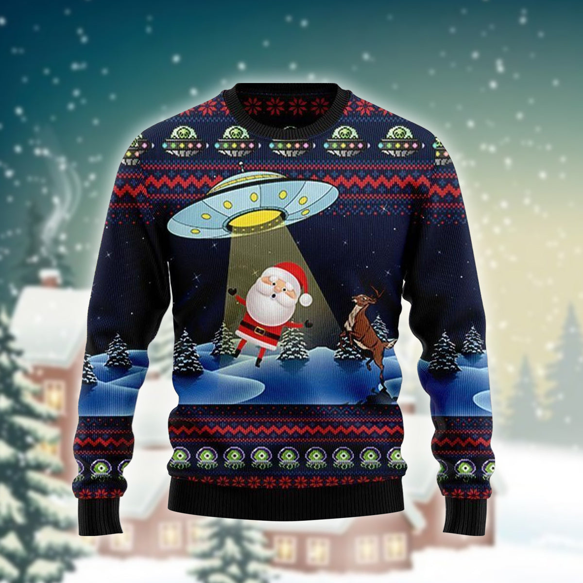 Alien Don’t Catch Santa Ugly Sweater – Best Christmas Gifts 2023