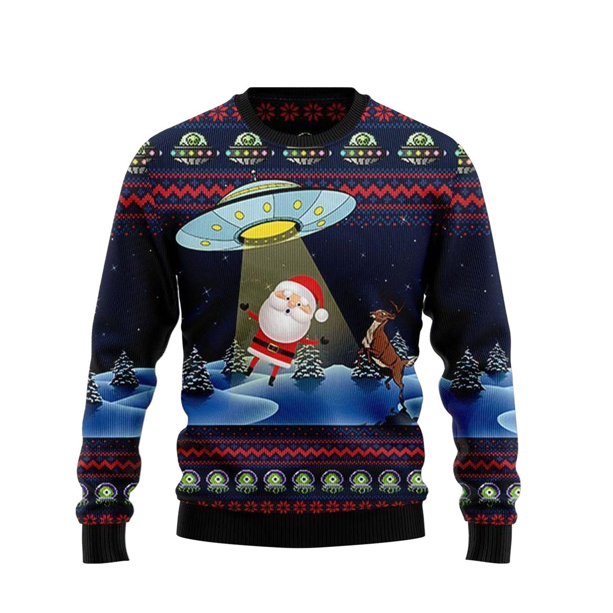 Alien Don’t Catch Santa Ugly Sweater – Best Christmas Gifts 2023