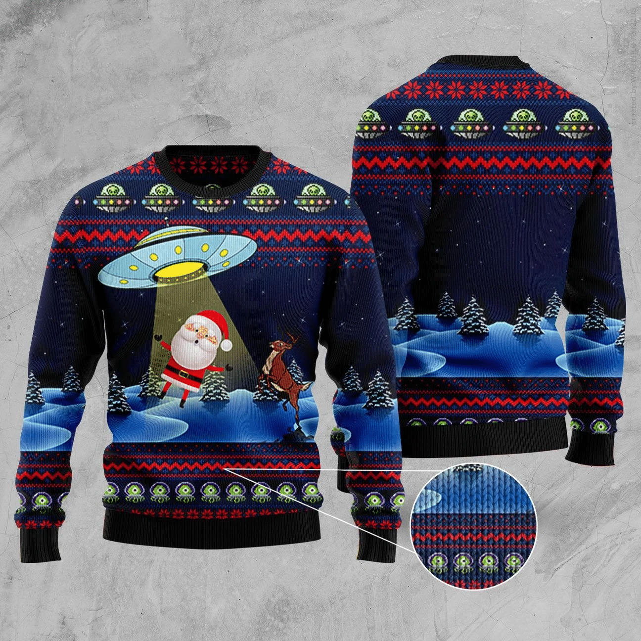 Alien Ugly Christmas Sweater | For Men & Women | Adult | US3073- Best Christmas Gifts 2023