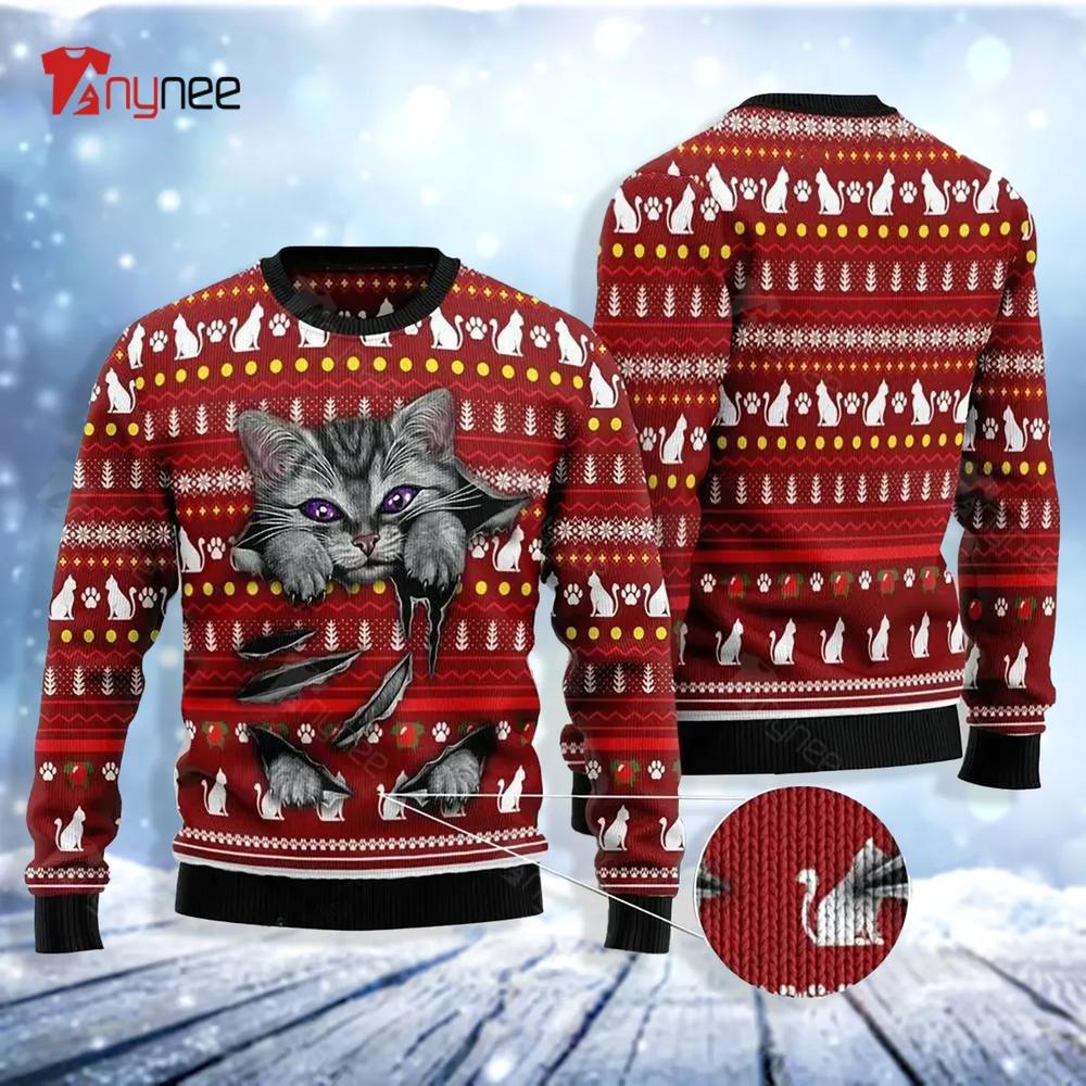 All I Want For Christmas Is More Cats Ugly Christmas Sweater- Best Christmas Gifts 2023