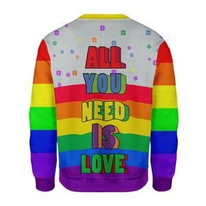 All You Need Is Love Ugly Christmas Sweater | For Men & Women | Adult | US3309- Best Christmas Gifts 2023