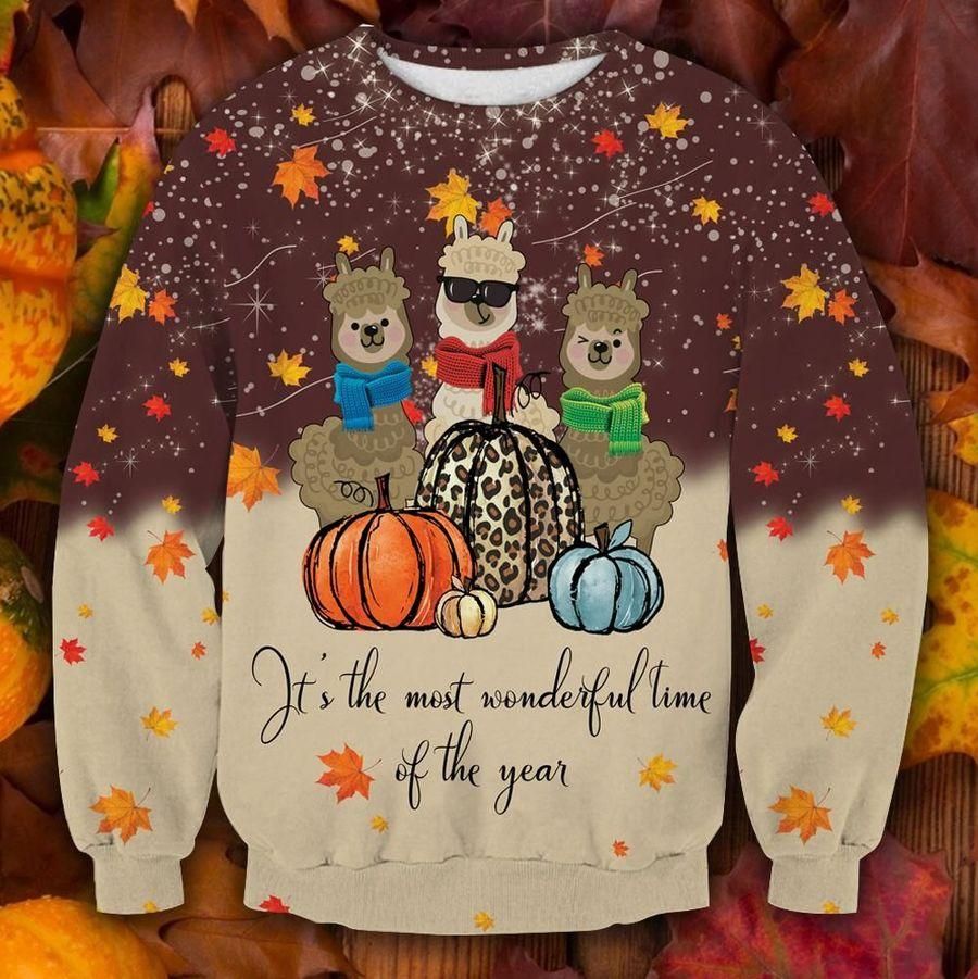 Alpaca Thanksgiving Ugly Christmas Sweater | For Men & Women- Best Christmas Gifts 2023