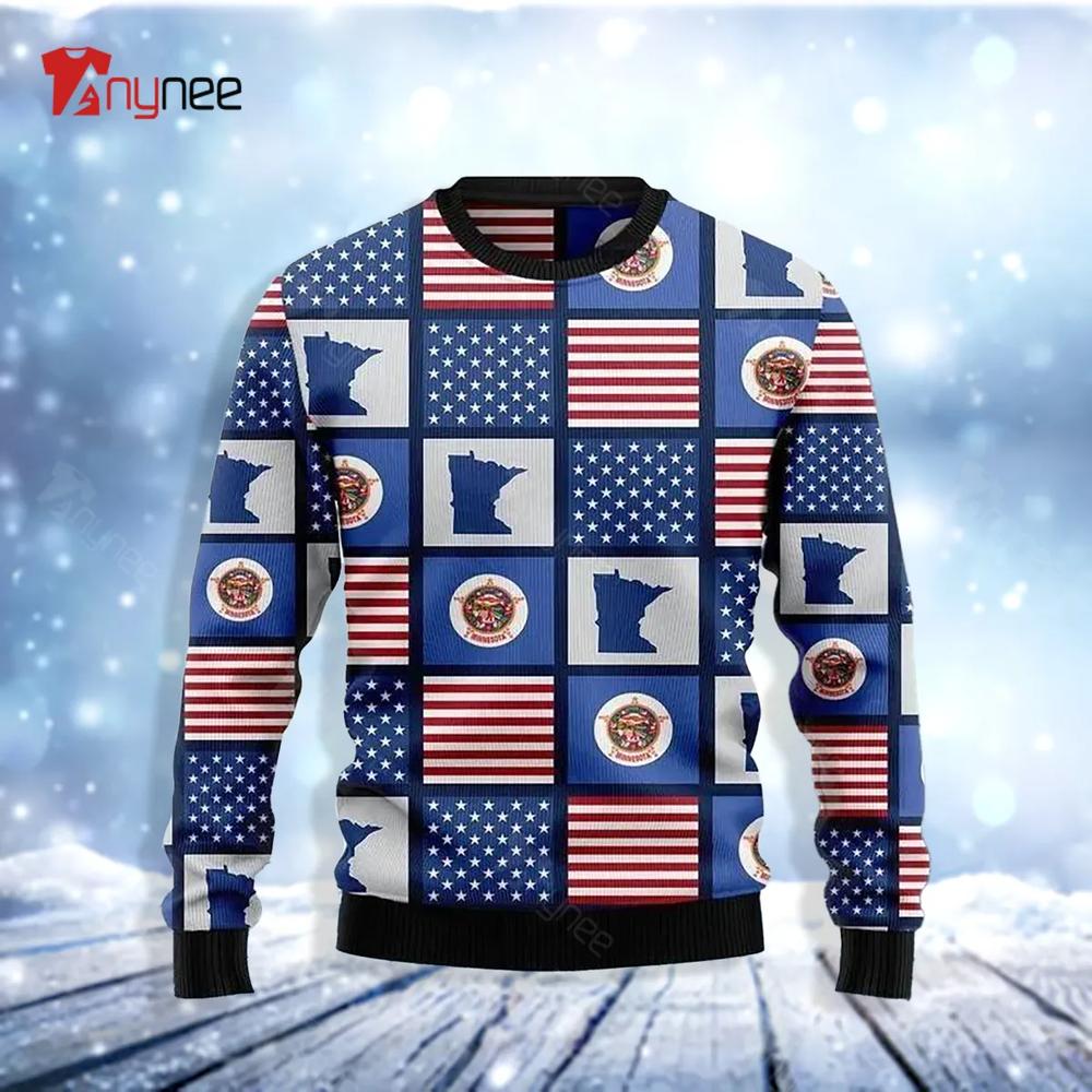 Amazing Minnesota Ugly Christmas Sweater- Best Christmas Gifts 2023