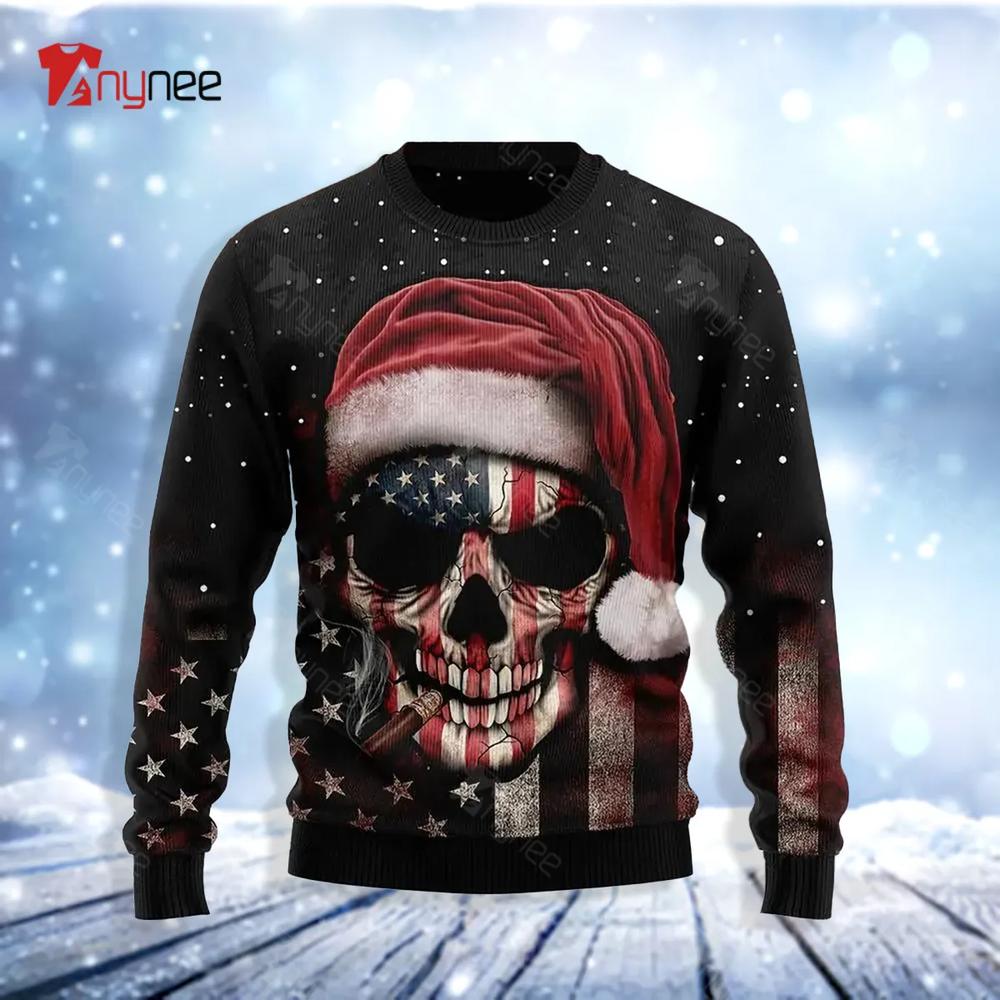 Amazing Skull Ugly Christmas Sweater- Best Christmas Gifts 2023