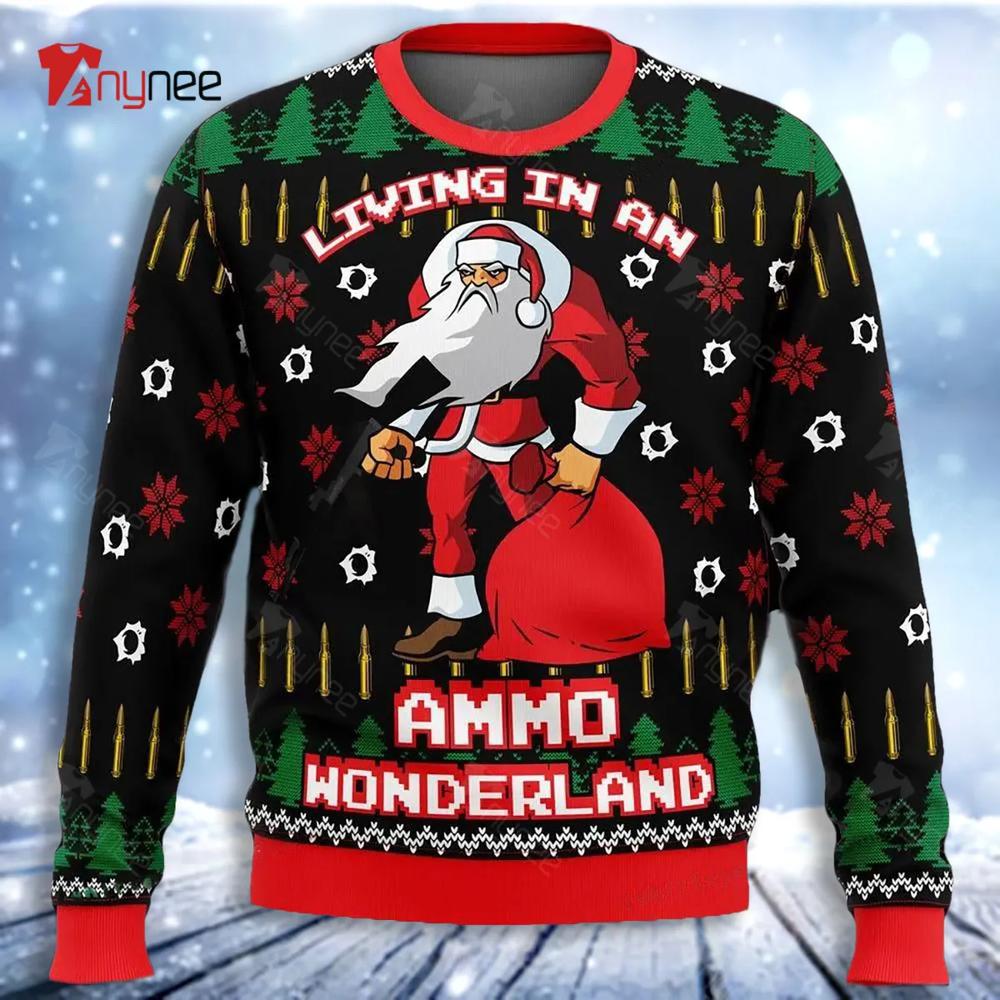 Ammo Wonderland Ugly Christmas Sweater- Best Christmas Gifts 2023