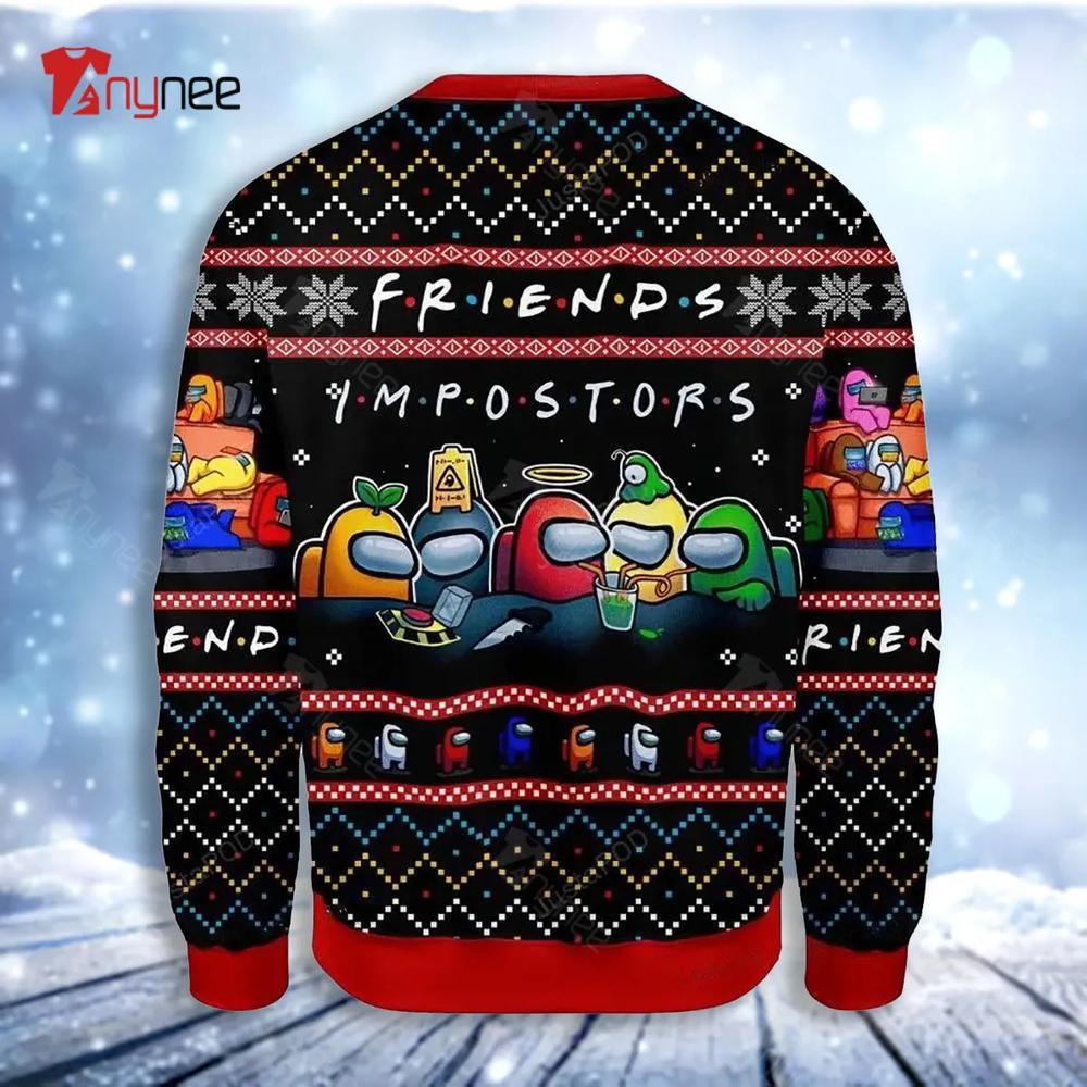 Among Us Imposter Friends Ugly Christmas Sweater- Best Christmas Gifts 2023