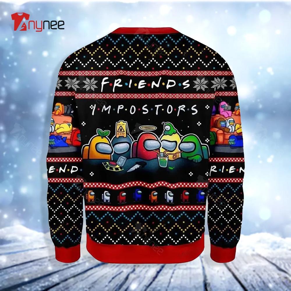 Among Us Imposter Friends Ugly Christmas Sweater- Best Christmas Gifts 2023