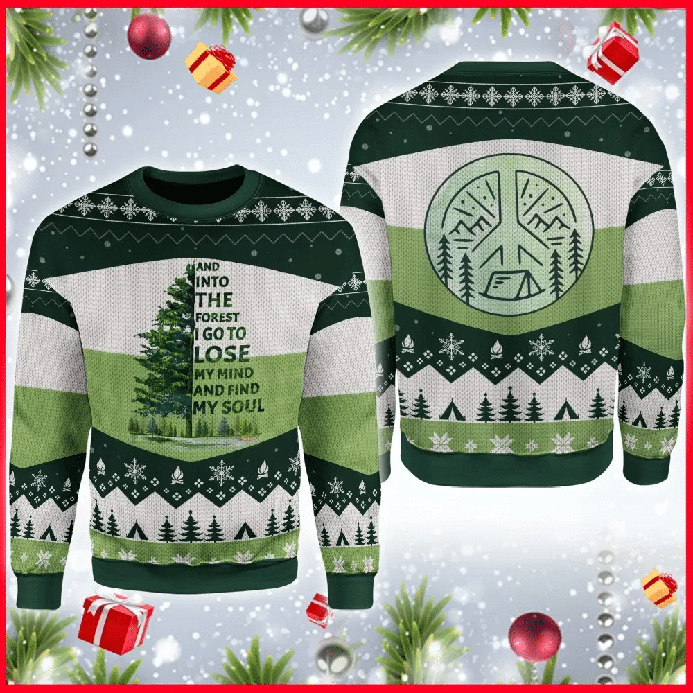 And Into The Forest I Go Camping Ugly Christmas Sweater | For Men & Women | Adult | US3078- Best Christmas Gifts 2023