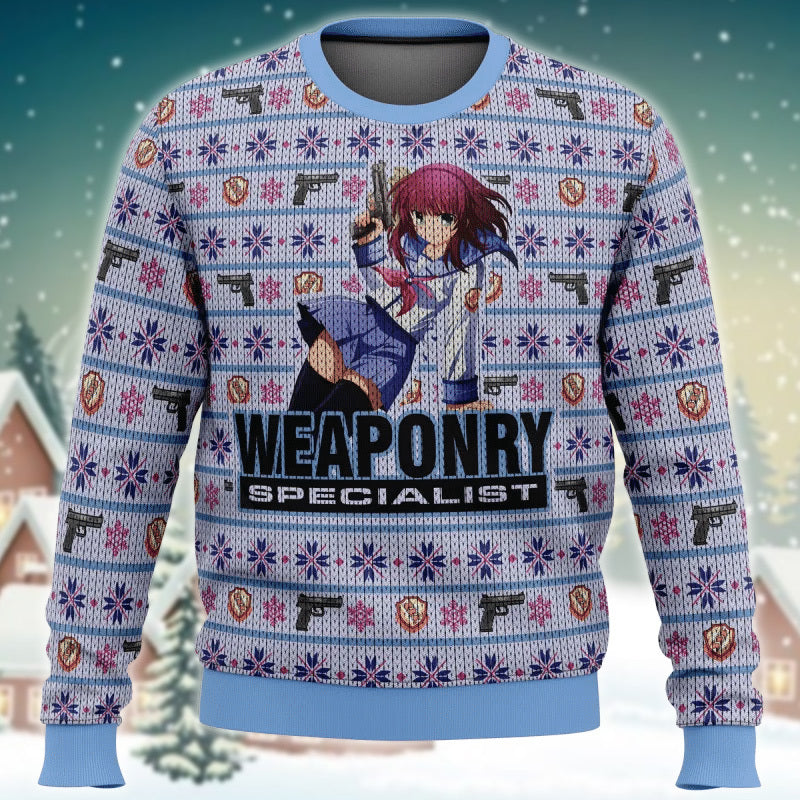 Angel Beats Nakamura Yuri Weaponry Specialist Ugly Sweater – Best Christmas Gifts 2023