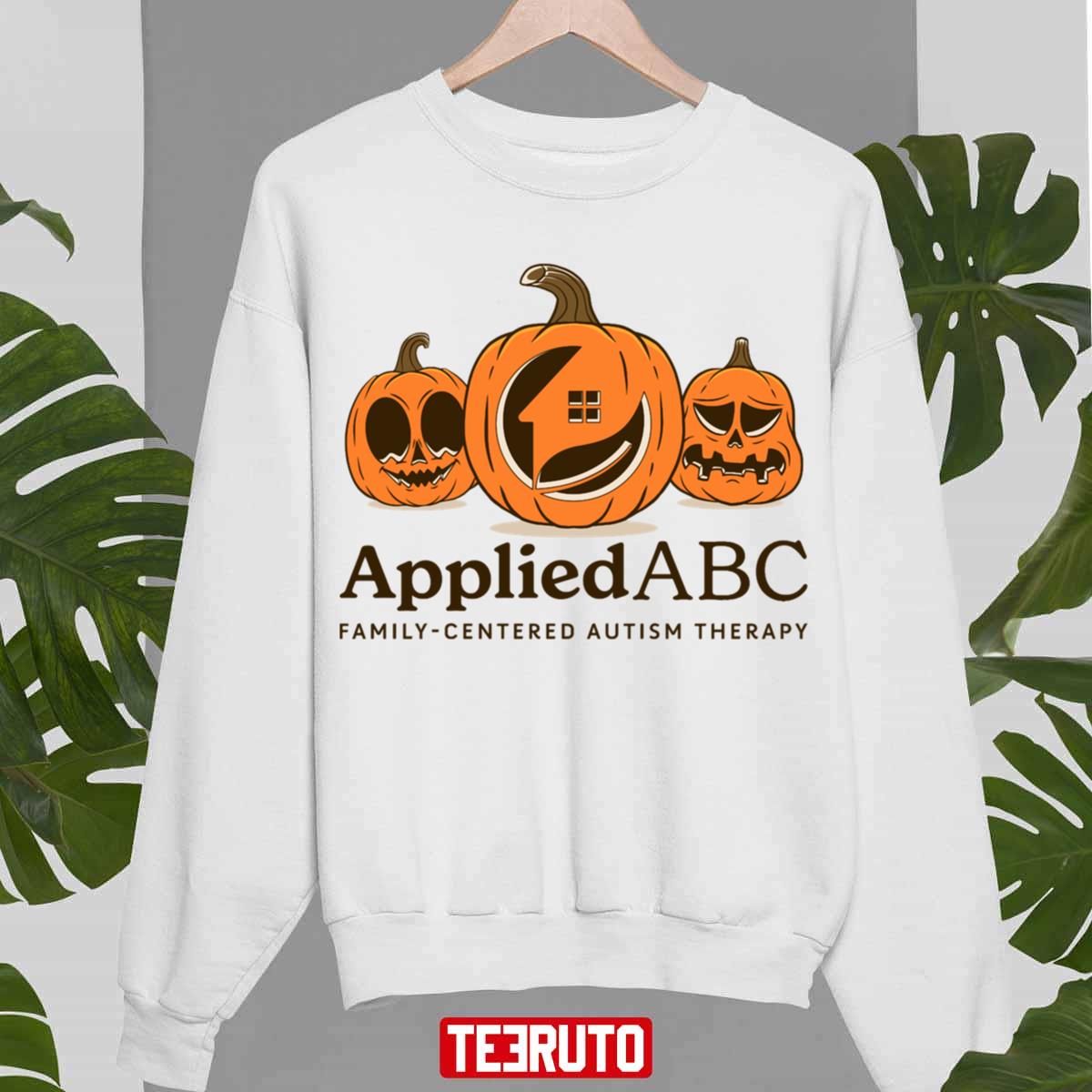 Applied Abc Autumn Logo Halloween Unisex Sweatshirt