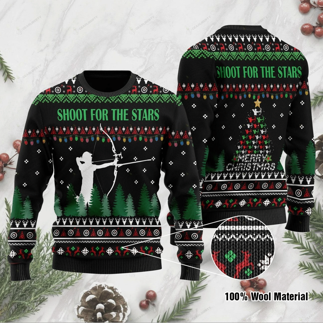 Archer Using Compound  Ugly Christmas Sweater | For Men & Women | Adult | US1233- Best Christmas Gifts 2023