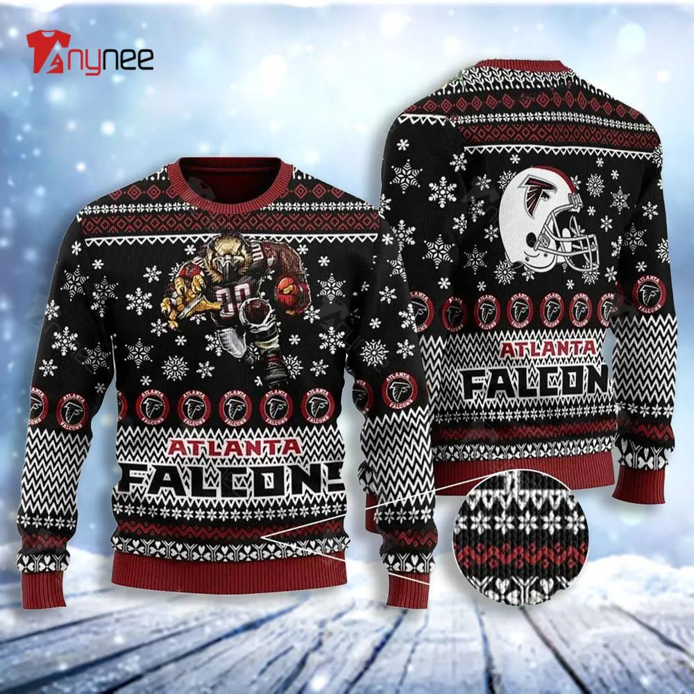 Atlanta Falcon Printed Ugly Christmas Sweater- Best Christmas Gifts 2023