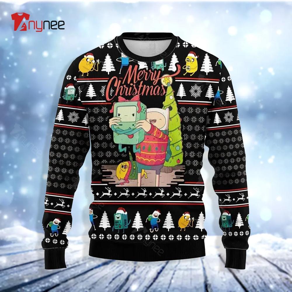 Aventure Time Ugly Christmas Sweater- Best Christmas Gifts 2023