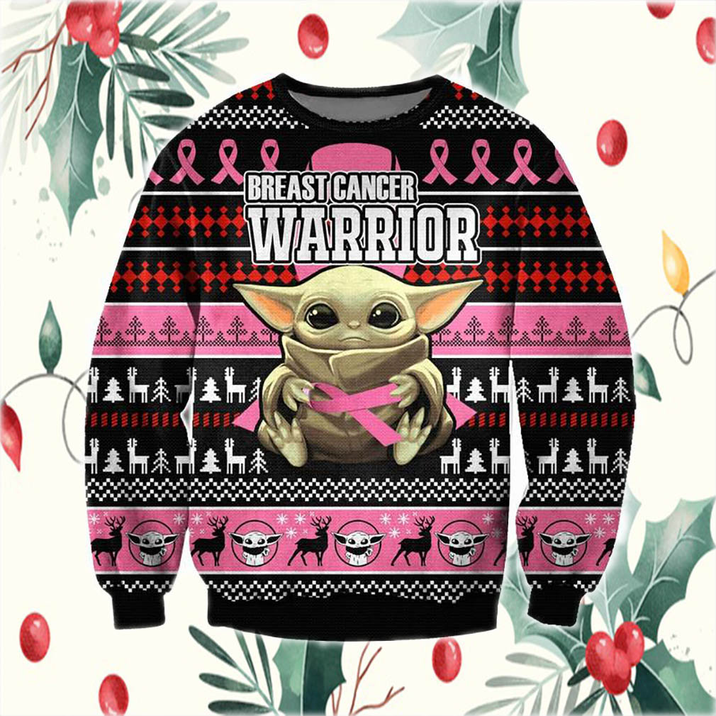 Baby Yoda With Cancer 3D Print Ugly Christmas Sweater- Best Christmas Gifts 2023