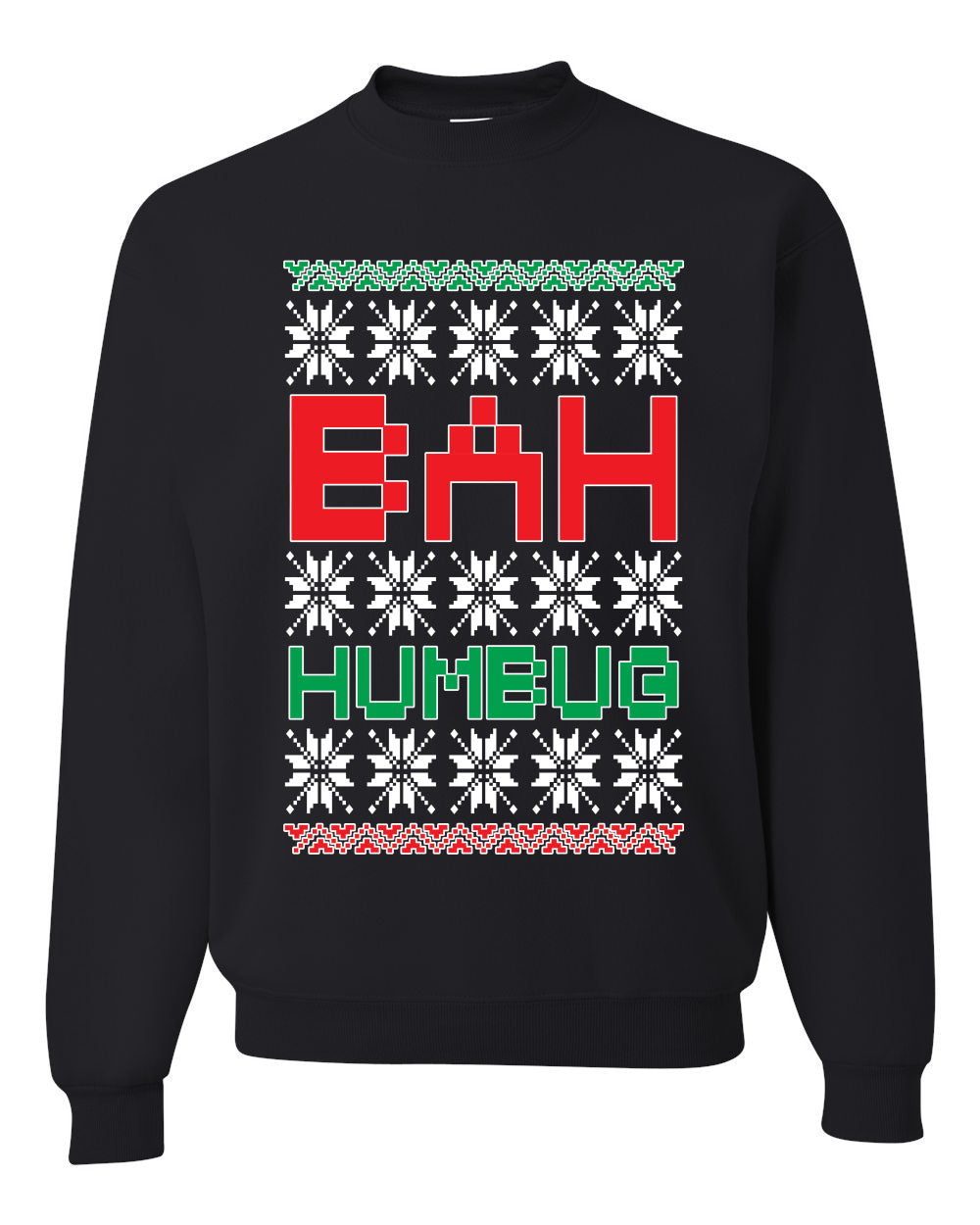 Bah Humbug Funny Classic Snow Xmas Merry Ugly Christmas Sweater- Best Christmas Gifts 2023