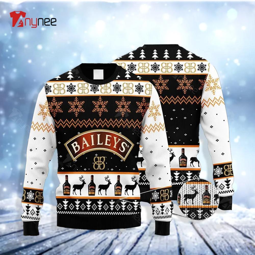 Baileys 3D Print Ugly Christmas Sweater- Best Christmas Gifts 2023