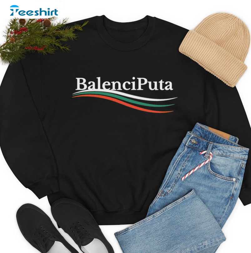 Balenciputa Sweatshirt, Funny Christmas Unisex T-shirt Short Sleeve