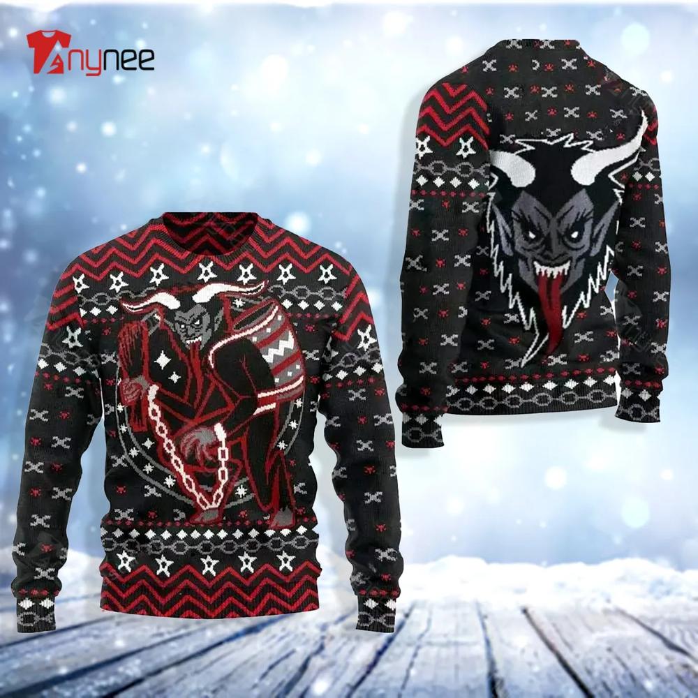 Baphomet Satanic Ugly Christmas Sweater- Best Christmas Gifts 2023