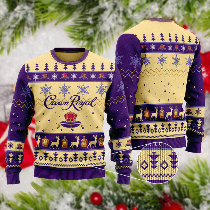 Basic Crown Royal Ugly Christmas Sweater – Best Christmas Gifts 2023