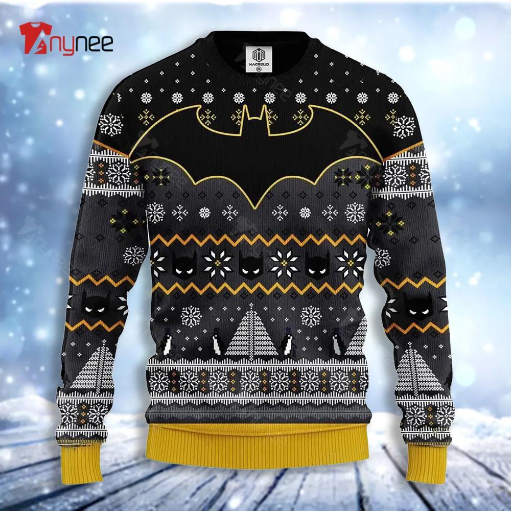 Batman Comic Ugly Christmas Sweaterugly Christmas Sweater- Best Christmas Gifts 2023