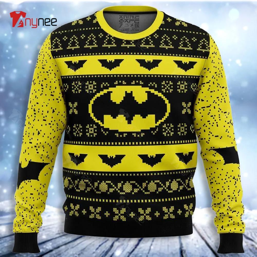 Batman Dc Logo Ugly Christmas Sweater- Best Christmas Gifts 2023