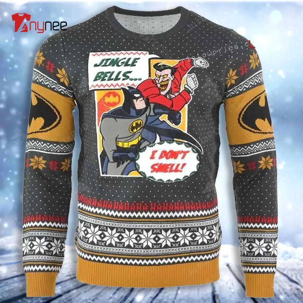 Batman I Dont Smell Ugly Christmas Sweater- Best Christmas Gifts 2023