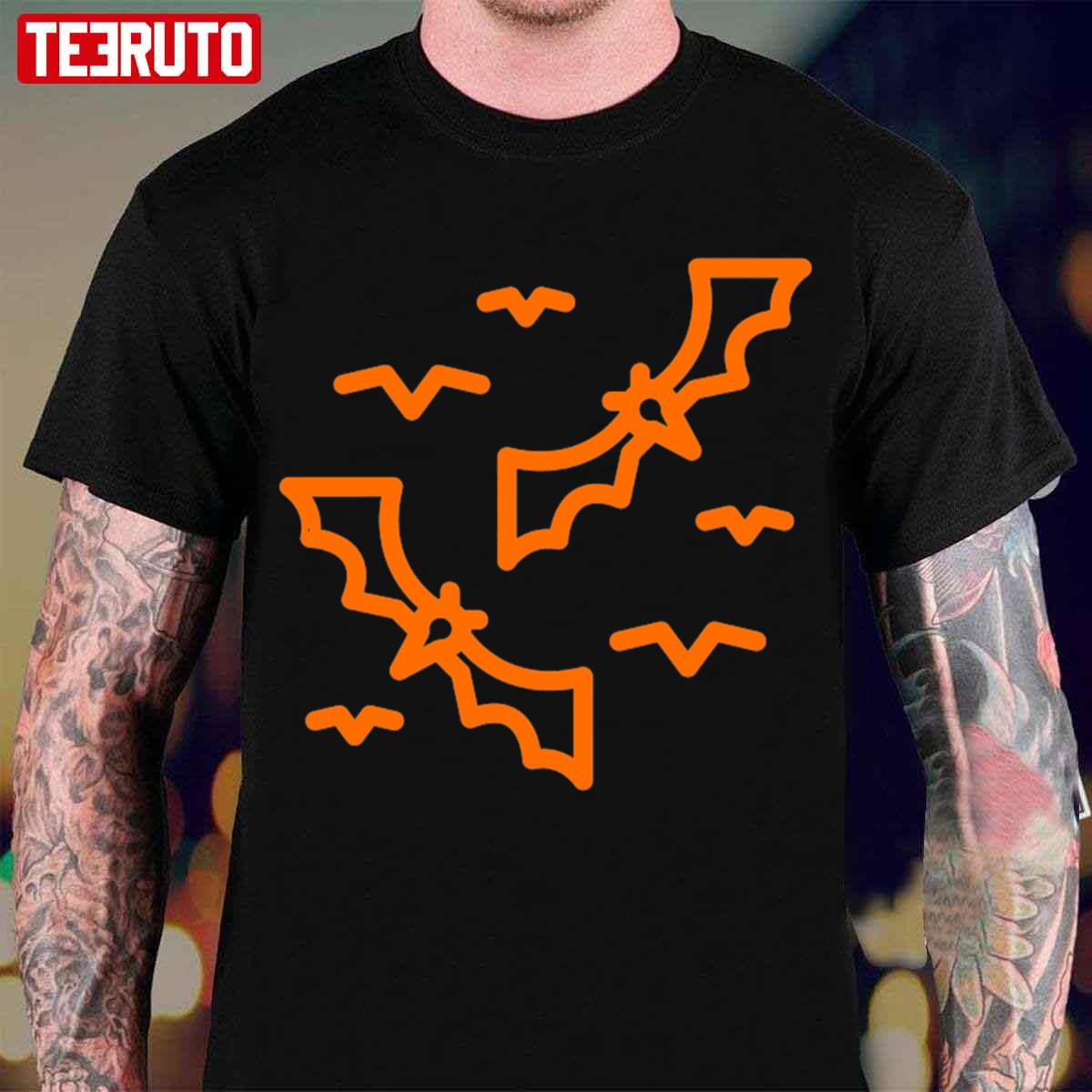 Bats On The Night Halloween Unisex T-Shirt