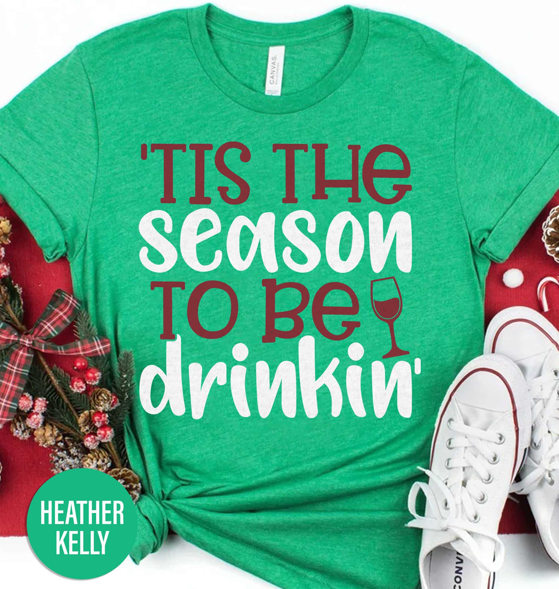 Be Merry: ‘Tis Season for Drinking’ Xmas Shirt