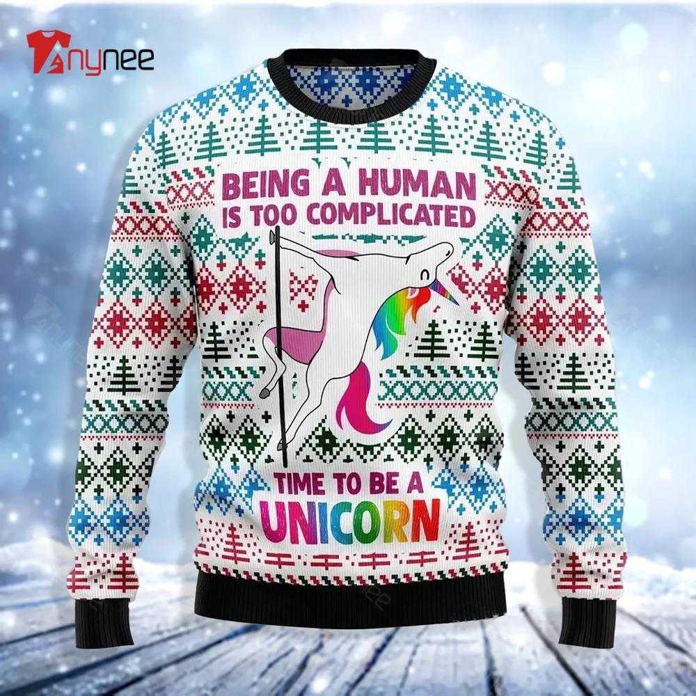 Be Unicorn Ugly Christmas Sweater- Best Christmas Gifts 2023