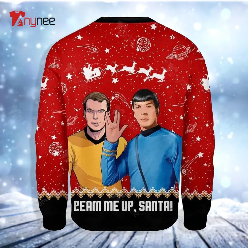 Beam Me Up Santa Ugly Christmas Sweater- Best Christmas Gifts 2023