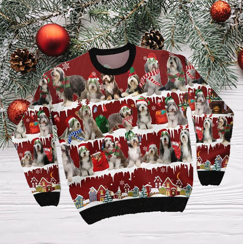 Bearded Collie Ugly Christmas Sweater For Bearded Collie Lovers On National Ugly Sweater Day And Christmas Time- Best Christmas Gifts 2023