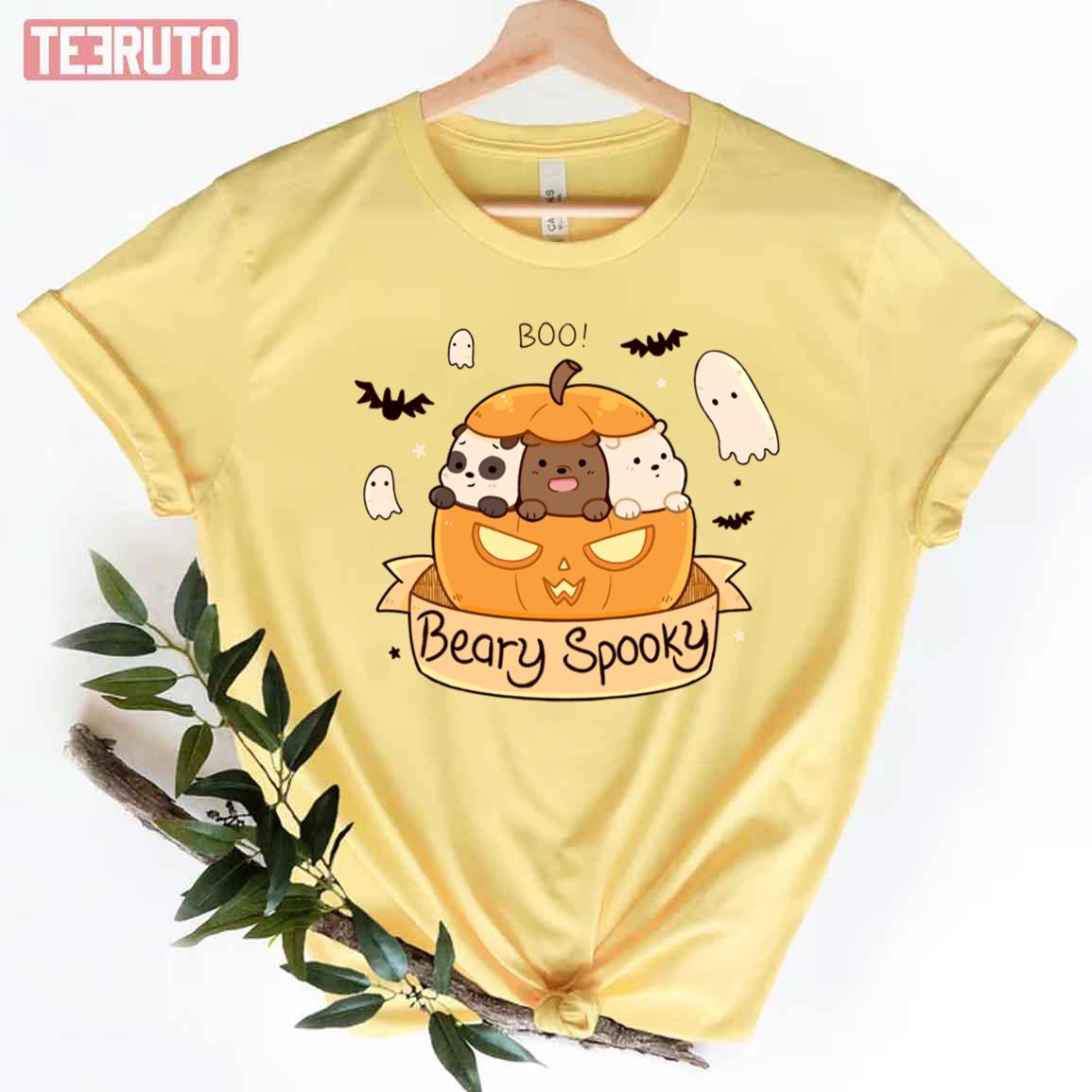 Beary Spooky Bears Halloween We Bare Bears Unisex T-Shirt