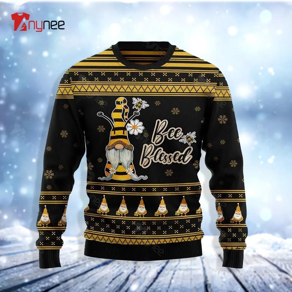 Bee Kind Gnome Ugly Christmas Sweater- Best Christmas Gifts 2023