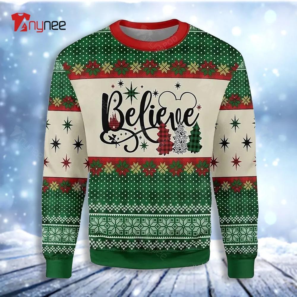 Believe Ugly Christmas Sweater- Best Christmas Gifts 2023