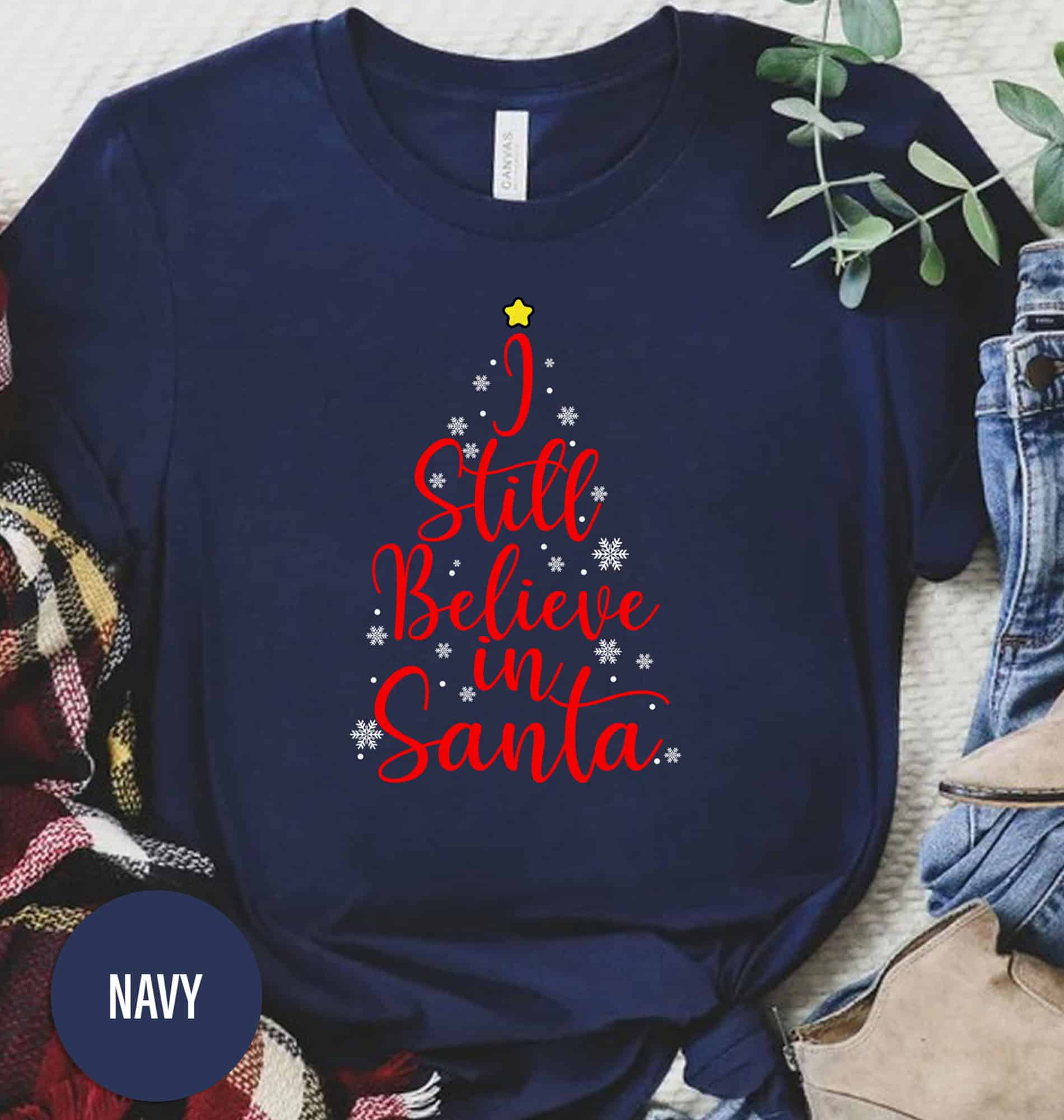 Believer’s Santa Christmas Shirt