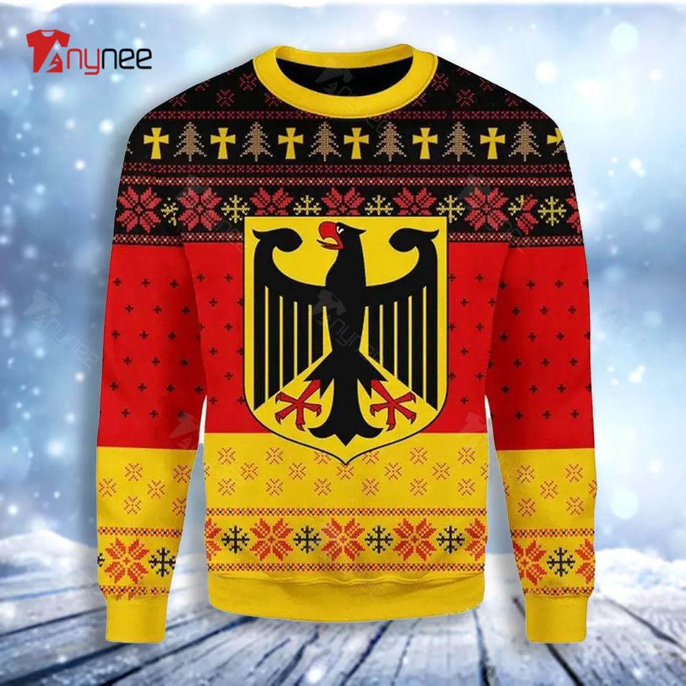 Berlin Coat Of Arms Ugly Christmas Sweater- Best Christmas Gifts 2023