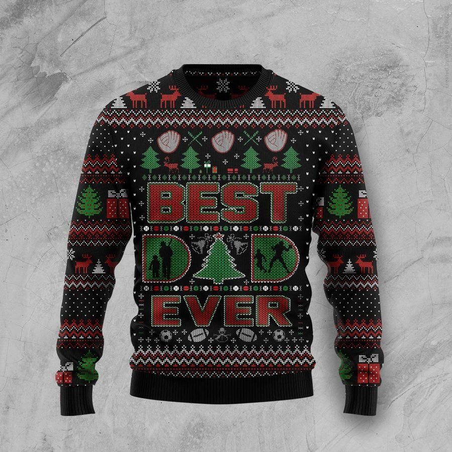 Best Dad Ever Ugly Christmas Sweater | For Men & Women | Adult | US1442- Best Christmas Gifts 2023